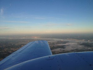 Over Philly - view SW